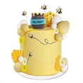 thumbnail image 1 of Adorno para Tarta de Miel, Diseño de Panal, para Cumpleaños, Baby Shower, , Panal, Abeja, Bola de Espuma, para Fiesta, 1 of 5
