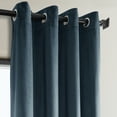 thumbnail image 5 of HPD Half Price Drapes Avalon Blue Grommet Heritage Plush Velvet Room Darkening Curtains for Bedroom & Living Room Curtains (1 Panel), Window Curtains 96 inches long,Grommet Curtains & Drapes,50W X 96L, 5 of 9
