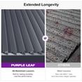thumbnail image 4 of PURPLE LEAF 10'×16' Outdoor Louvered Pergola with Adjustable Hardtop Roof Patio Pergola Deck Garden Yard, Grey, 4 of 9