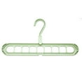 thumbnail image 2 of 10pcs Nine-hole Magic Hanger Space-saving Master Household Multi-functional Rotating Universal Wardrobe Pants Rack, 2 of 2