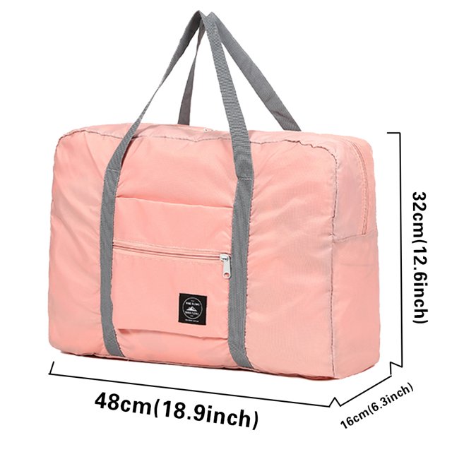 Bolsa de transporte de viaje, bolsa de almacenamiento de viaje, bolsa de viaje plegable, bolsa organizadora, bolsa de equipaje, bolsa de almacenamiento, color burdeos ZefeiWu 8390614811515