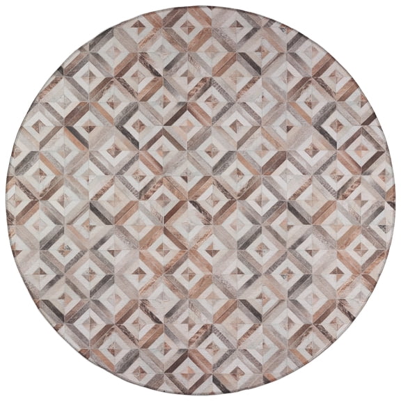 Dalyn Rugs Durango Area Rug SS7 SS7FL4RO Flannel, 4' x 4'