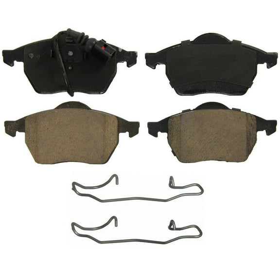 Wagner Brake QuickStop ZD687A Ceramic Disc Brake Pad Set Fits select: 2000-2005 VOLKSWAGEN JETTA, 2000-2010 VOLKSWAGEN NEW BEETLE