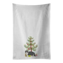 Carolines Treasures CK4621WTKT 28 x 19 in. Unisex Exotic Shorthair No.2 Cat Merry Christmas White Dish Towels Kitchen Towel - Set of 2