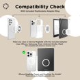 thumbnail image 4 of PopSockets Agarre Desplegable MagSafe Soporte Ajustable Plata, 4 of 6
