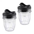 thumbnail image 1 of Repuestos para Vaso de 12 Oz con Tapa, Compatible con Licuadoras para BL450, BL480, BL640, BL680, BN400, BN751 y BN801 (Paquete de 2), 1 of 6