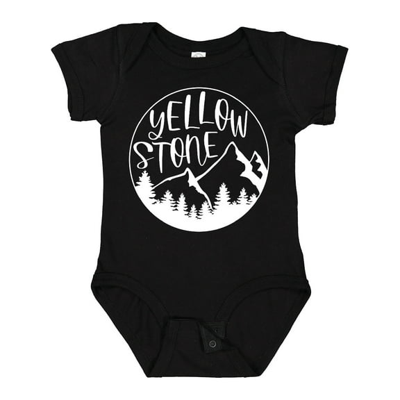 Inktastic Yellowstone National Park- Mountains Boys or Girls Baby Bodysuit