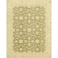 thumbnail image 1 of Ahgly Company Indoor Rectangle Abstract Brown Gold Oriental Area Rugs, 5' x 8', 1 of 6