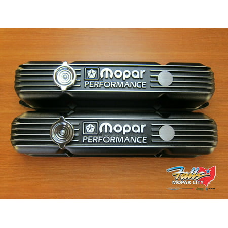 Mopar Performance Cast Aluminum 383 400 440 Big Block Stock Valve Covers (Best Big Block Mopar Heads)