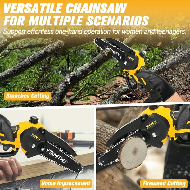 Rechargeable battery chainsaw hotsell