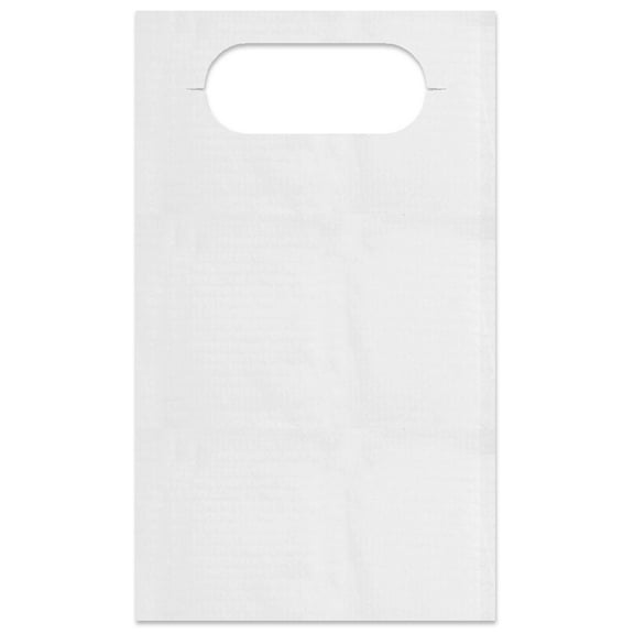 Med Pride Disposable Bibs for Adults, 300 count 16"W x 33"L Tie-Back Paper Bibs Leakproof Back Absorbent Front