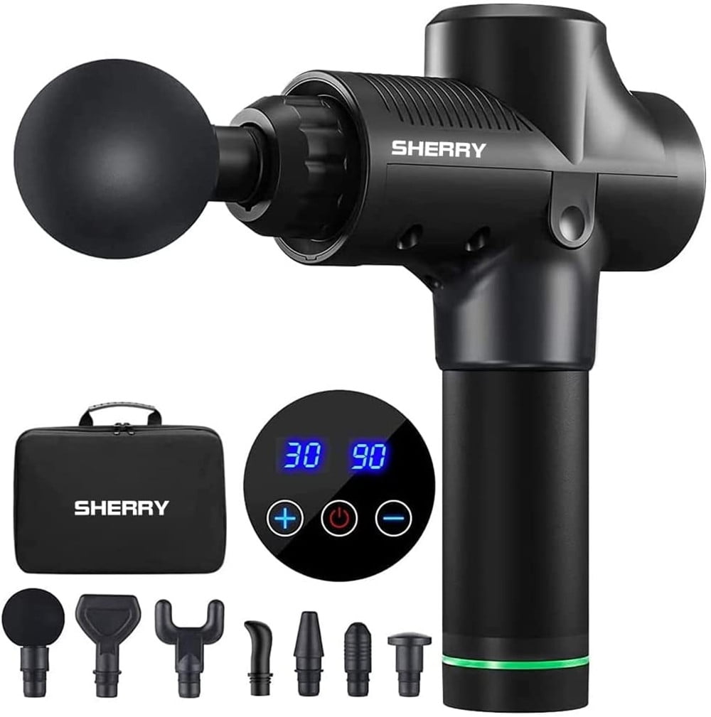 Sherry Massage Gun Muscle Massager, Upgrade Handheld Deep Tissue