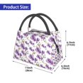 thumbnail image 2 of Balery Orchids Flowers Bolsa de Aislamiento Portátil – Bolsa de Almuerzo con Forro de Aluminio Mejorado, Funda Impermeable y Fácil de Limpiar para Picnic y Caja de Almuerzo, 2 of 6