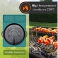 thumbnail image 3 of Bgsha Silicone Griddle Tools Mat BBQ Utensils Storage Pad Grilling Side Shelf Drip Pad, 3 of 7