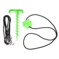 thumbnail image 1 of Cadena elástica para perros, cable para atar perros, estaca para atar perros, cable para perros con juguete para masticar optimizado para la excelencia, 1 of 8