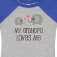 thumbnail image 4 of Inktastic My Grandpa Loves Me Boys or Girls Baby Bodysuit, 4 of 5