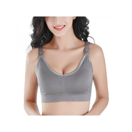 

Topumt Womens Nursing Bra Front Buckles Maternity Breastfeeding Pregnant Underwear
