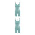 thumbnail image 4 of Seitruly Body Body Ropa interior Corsés de control Levantador Camiseta interior Moldeadores Cintura femenina más delgada Pantalones para el Verde 2Conjunto, 4 of 6