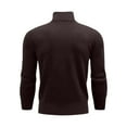 thumbnail image 2 of Men's Turtleneck Pullover Sweater Long Sleeve Slim Fit Solid Knit Top, 2 of 4