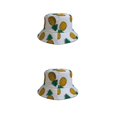 thumbnail image 3 of Sombrero de pescador Qarigey Estampado Estilo Simple Decoración Tipo 1 L 2piezas, 3 of 5