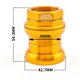 thumbnail image 4 of Piezas de auriculares duraderas para bicicleta de 34 mm, rodamientos , vástago de horquilla para plegar Oro Cola auriculares para bicicleta, 4 of 8