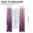 thumbnail image 2 of Lavender Flower 2 Panel Curtain Set, Watercolor Painting Window Treatment Living Room Bedroom Decor, 2 of 5