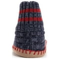 thumbnail image 5 of MUK LUKS Men's Bootie Slipper, Twilight/Candy Apple, S/M (8-10), 5 of 8