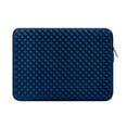 thumbnail image 6 of LLAYOO 13" Laptop Sleeve Diamond Foam Shock Resistant Case Cover Bag Compatible with 13.3 MacBook Air Pro M1 A2337 A2338 A1932 A1989 A2159 A2179 A2251 A2289 for 13.3" Notebook Chromebook (Navy Blue), 6 of 7