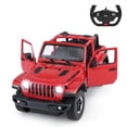 thumbnail image 1 of Coche a control remoto RASTAR Jeep Wrangler JL a escala 1:14 rojo, 1 of 9