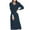 Blue, variant on TSADFHJI Skirts for Women Short Length Lace Long Sleeve V Neck Wool Knit Dress for Women French Style Layering Long Dress for Fall and Winter Cozy Warm Casual Maxi Dress L Red