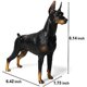 thumbnail image 2 of Figura de perro simulado YONGSHENG Doberman amarillo, 2 of 4