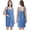 Haze Blue, variant on Towel Robe for Women with Straps - Lightweight Absorbent Cozy Bath Wraps for Women After Shower (Including Plus Size)