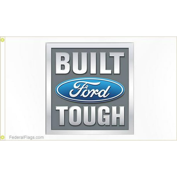 3x5 Ft Built Ford Tough Logo Flag Walmart Com Walmart Com