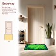 thumbnail image 3 of Flatwoven High Traffic Area Rug, Dynamic Jurassic Road Aesthetic, Non Slip, Stain Resistant, Washable Area Rugs for Living Room, Bedroom(Green, 2X3), 3 of 8