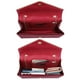 thumbnail image 4 of Evening Clutch Dasein de terciopelo color vino para mujer con detalles dorados, 4 of 6