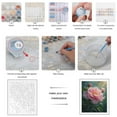 thumbnail image 3 of Paint by Numbers Kit for Adults, Pink Peony Blooming In Garden Paint by Numbers, Easy Paint by Numbers Kit for Adults Beginner, DIY Adult Paint by Number Kits on Canvas, 12x16in Home Decor, 3 of 7