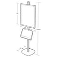 thumbnail image 3 of Sky Tower Display Kit with 22"W x 28"H Snap Frame and Steel Brochure Shelf, 3 of 6