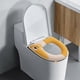 thumbnail image 4 of Asiento de inodoro adhesivo con hebilla, diseño de ositos, anillo para inodoro, cubierta del baño con gancho, amarillo, 4 of 6