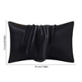 thumbnail image 3 of Ywbawe 2-Pack Standard Size Reversible Satin Pillowcases for Bed and Sofa, 3 of 6