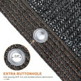 thumbnail image 3 of OTOEZ Black Shade Cloth Sunblock Mesh 90% Sunblock Net with Aluminum Grommets Easier to Hang UV Resistant Shade Sun for Greenhouse Flowers Plants Patio, 3 of 9