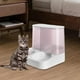 thumbnail image 1 of Alimentador automático de gran capacidad desmontable 2 en 1, dispensador de agua y comida para gatos, para gatos, conejos, perros pequeños y cachorros Rosa, 1 of 10