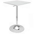 thumbnail image 2 of Zeta Contemporary Adjustable Bar Table - Vanilla White, 2 of 2