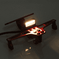 thumbnail image 5 of Soporte Placa Universal Para Moto Ajustable Con Luces Led Belug, Rojo, 5 of 5