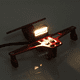 thumbnail image 5 of Soporte Placa Universal Para Moto Ajustable Con Luces Led Belug, Rojo, 5 of 5