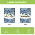 thumbnail image 6 of Sm:)e Summer Garden Flag 12 x 18 Inch Double Sided, Hydrangea Seasonal Farmhouse Yard Outdoor Banner, 6 of 6