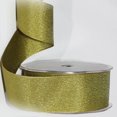 thumbnail image 2 of The Ribbon People Sparkly Green Taffeta Woven Edge Craft Ribbon 1.5" x 54 Yards, 2 of 2