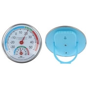 Round Household Analog Thermometer Hygrometer Humidity Monitor Meter Gauge