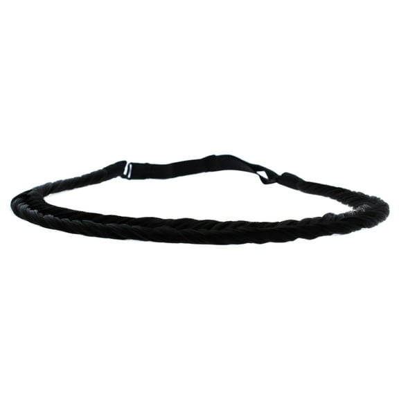 Pop Fishtail Braid Headband - R2 Ebony