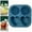 Blue, variant on Ice Cube Tray,Rose & Heart Large Ice Cube Tray Non Stick Food Grade Silicone Ice Ball Maker Whiskey Ice For Cocktails Whiskey Built In Funnel
