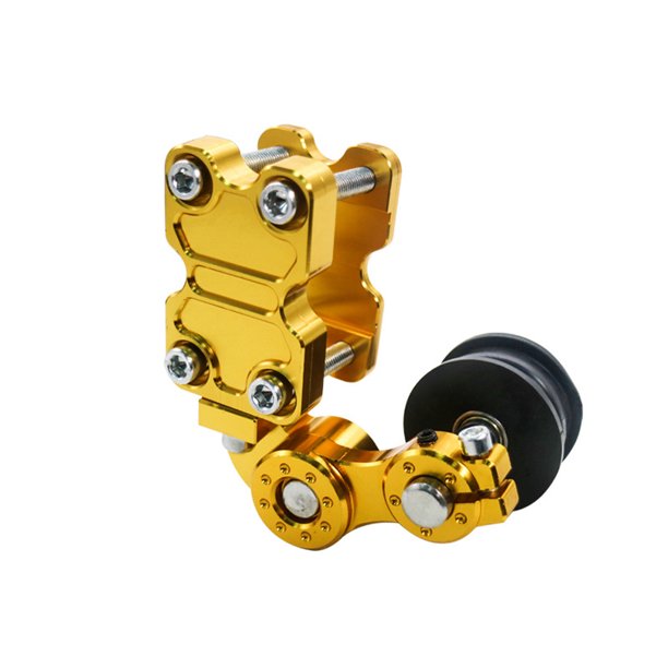 Ajustador de cadena de motocicleta, rodillo tensor de cadena de aluminio Universal, acceso Abanopi Ajustador de cadena